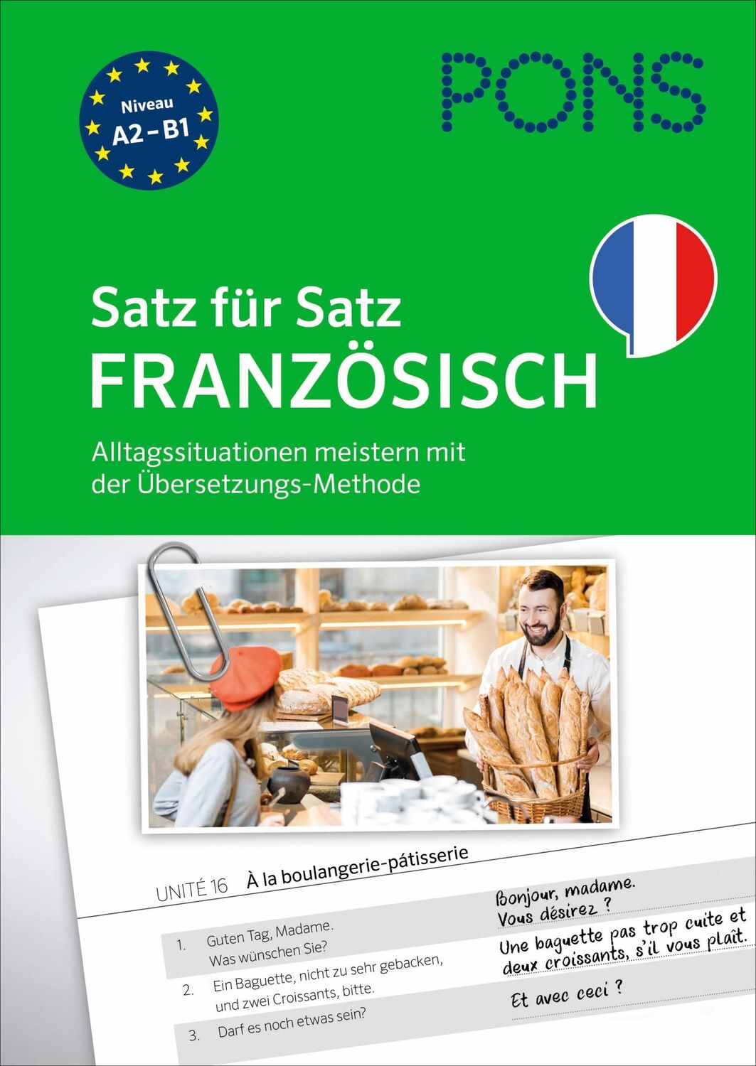 Cover: 9783125623491 | PONS Satz für Satz Französisch | Taschenbuch | 208 S. | Deutsch | 2022