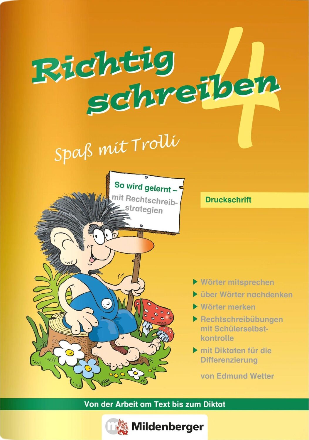 Cover: 9783619445202 | Richtig schreiben - Spaß mit Trolli 4 | Edmund Wetter | Broschüre