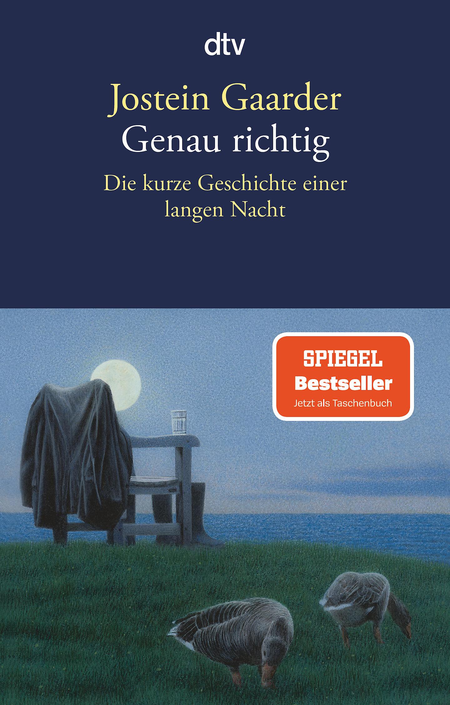 Cover: 9783423147866 | Genau richtig | Die kurze Geschichte einer langen Nacht | Gaarder