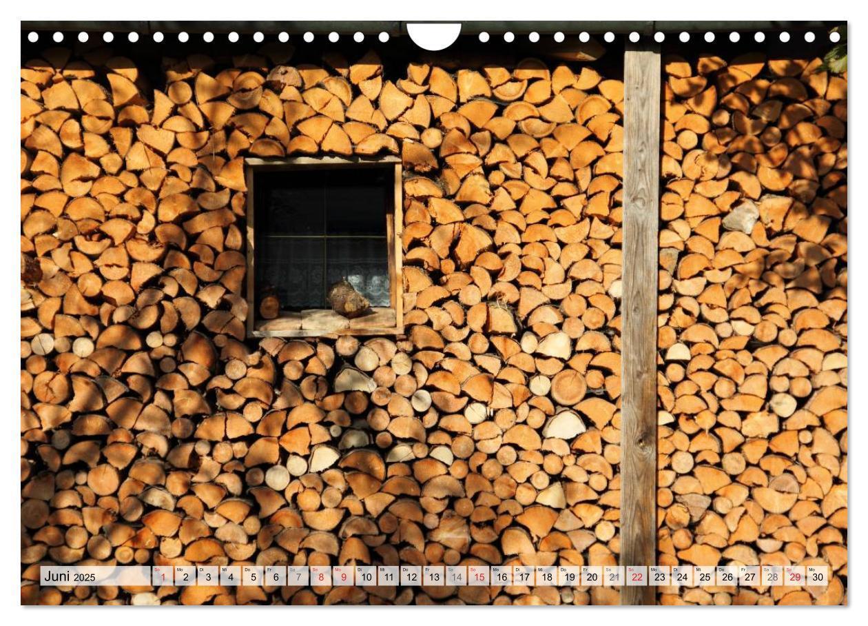 Bild: 9783435659807 | HOLZ - Stapel und Stämme (Wandkalender 2025 DIN A4 quer), CALVENDO...