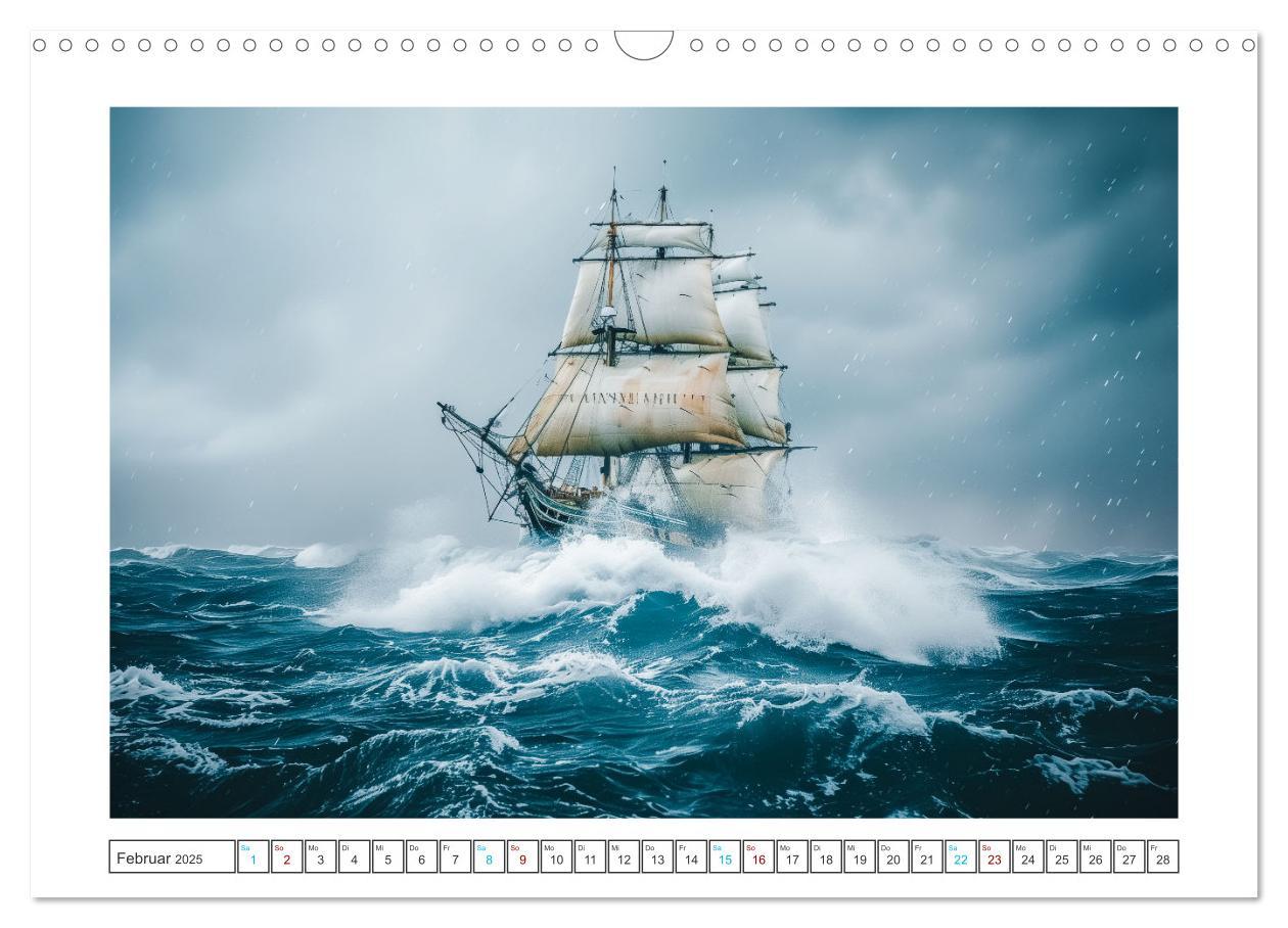 Bild: 9783383831041 | Wind und Wogen (Wandkalender 2025 DIN A3 quer), CALVENDO...