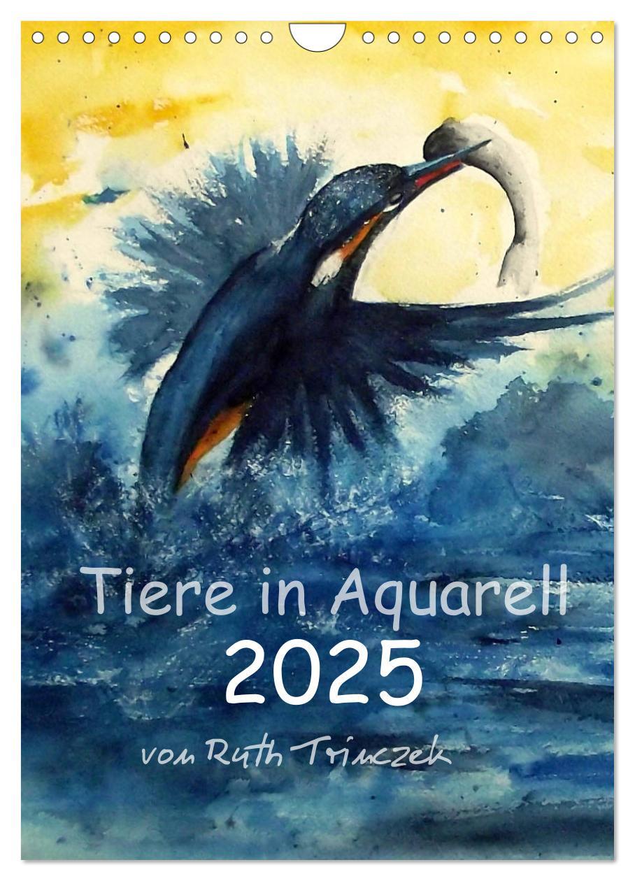 Cover: 9783435992652 | Tiere in Aquarell 2025 - von Ruth Trinczek (Wandkalender 2025 DIN...