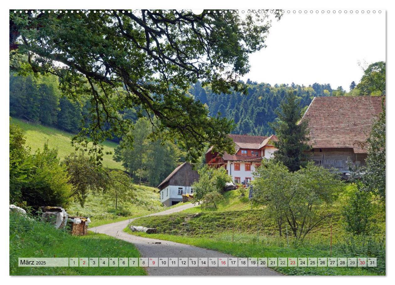 Bild: 9783435572205 | Glottertal im Schwarzwald (hochwertiger Premium Wandkalender 2025...