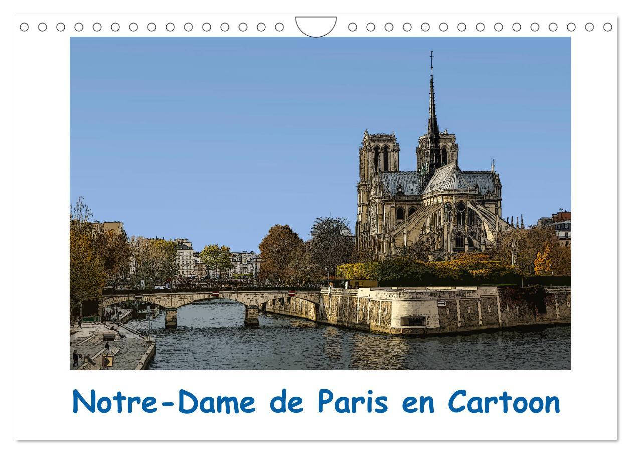 Cover: 9781325944194 | Notre-Dame de Paris en Cartoon (Calendrier mural 2025 DIN A4...