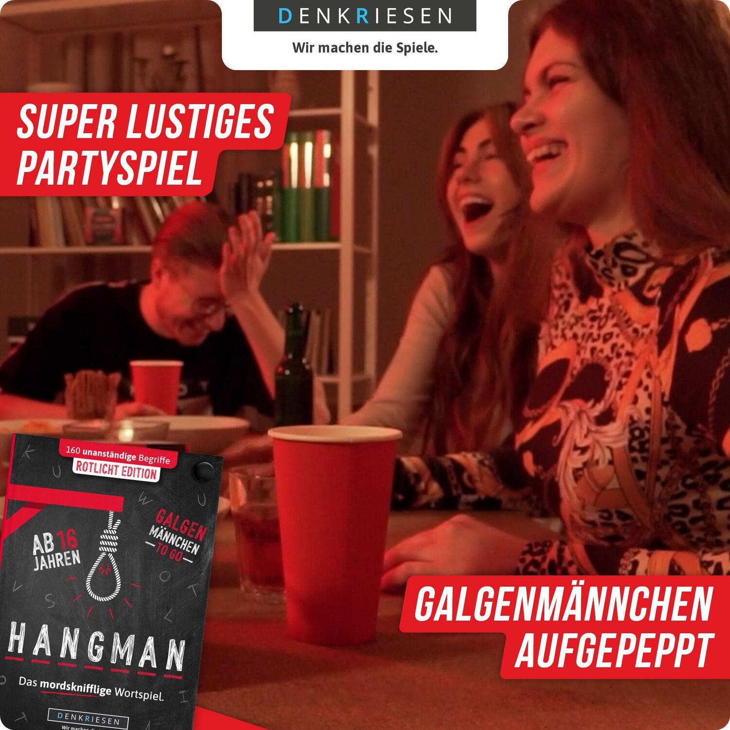 Bild: 4260528090815 | HANGMAN - ROTLICHT EDITION - "Galgenmännchen TO GO" | Denkriesen