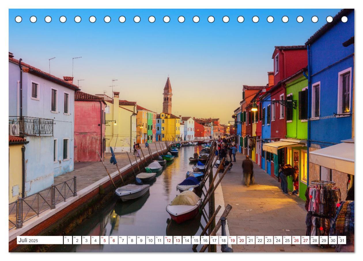 Bild: 9783383952012 | Venedig und Burano - Lagunenstadt und bunte Häuser (Tischkalender...