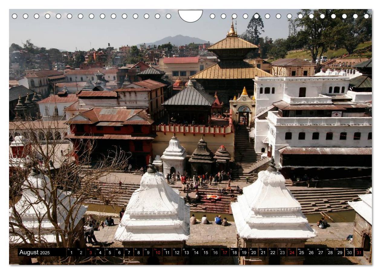 Bild: 9783435666966 | Nepal - Kathmandutal (Wandkalender 2025 DIN A4 quer), CALVENDO...