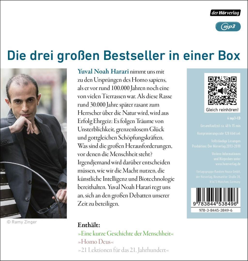 Bild: 9783844538496 | Der große Harari | Yuval Noah Harari | MP3 | 6 | Deutsch | 2020