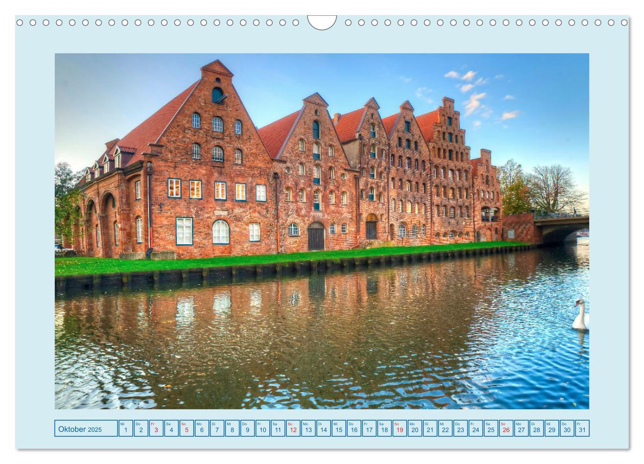 Bild: 9783435067022 | Lübeck Backsteingotik an der Trave (Wandkalender 2025 DIN A3 quer),...