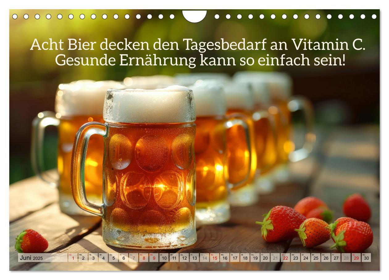 Bild: 9783383783944 | Ich brauch mehr Vitamin Bier (Wandkalender 2025 DIN A4 quer),...