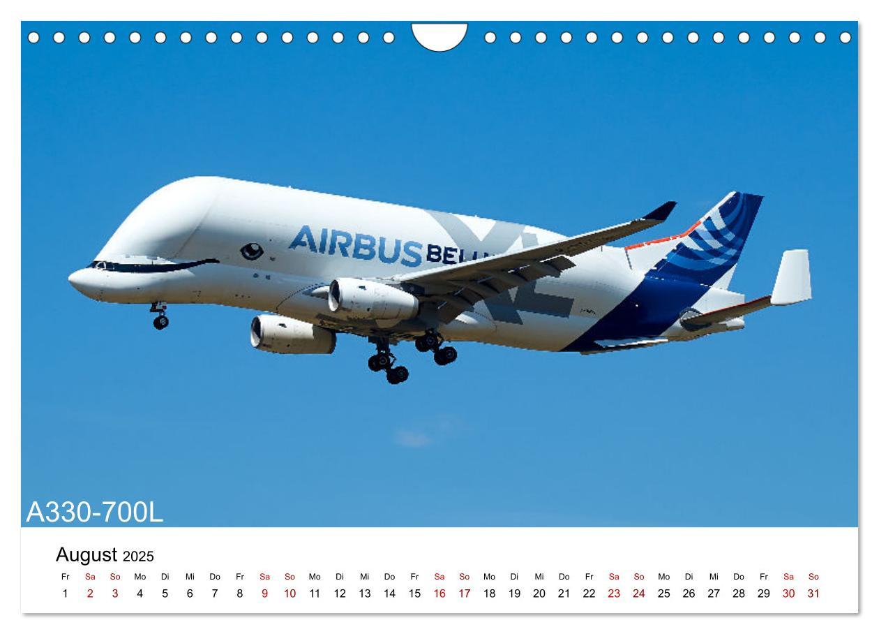 Bild: 9783383970023 | Flugzeuge von Airbus (Wandkalender 2025 DIN A4 quer), CALVENDO...