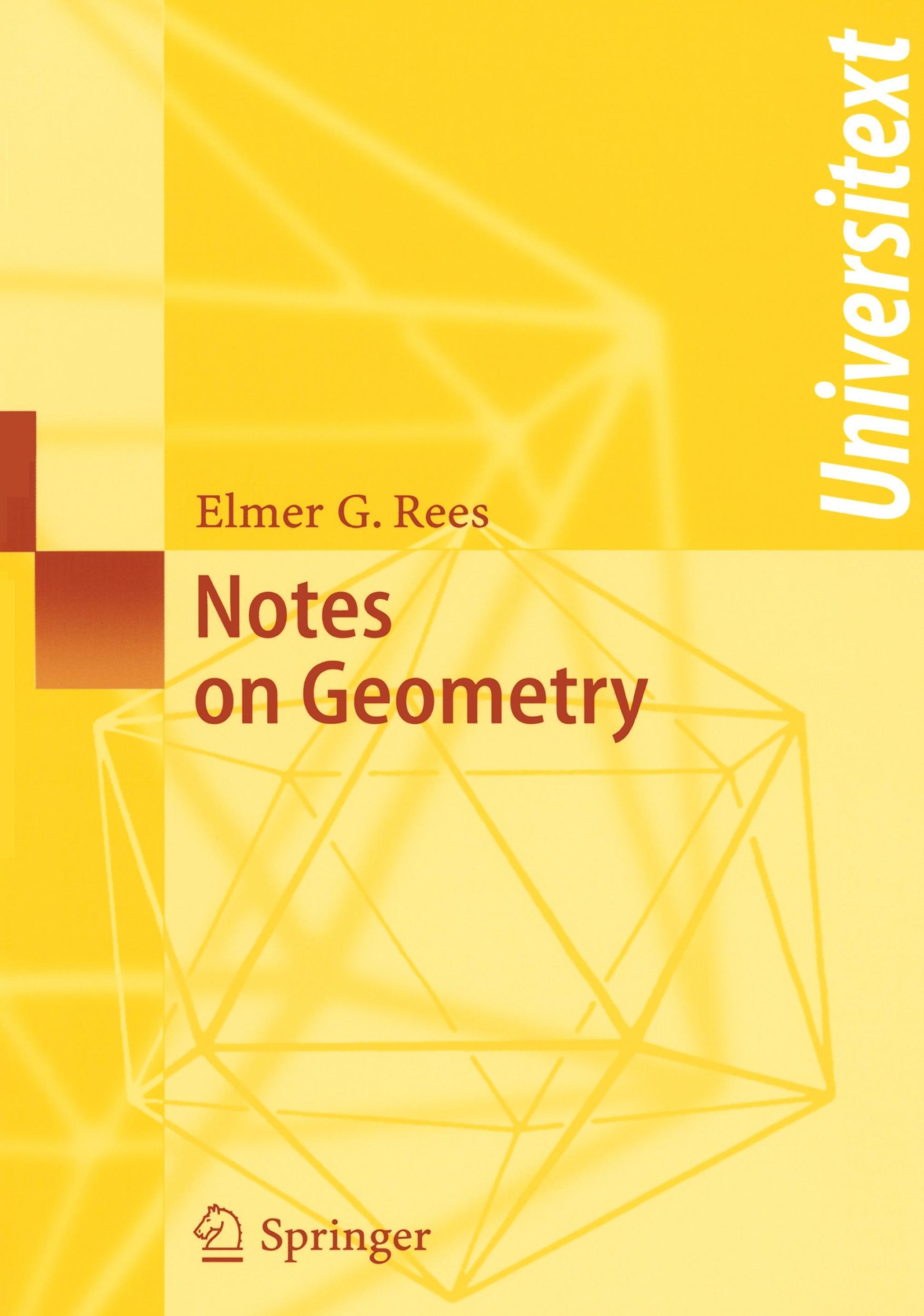 Cover: 9783540120537 | Notes on Geometry | Elmer G. Rees | Taschenbuch | Universitext | viii