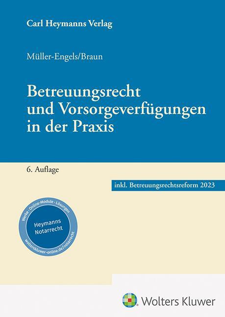 Cover: 9783452297990 | Betreuungsrecht und Vorsorgeverfügungen in der Praxis | Buch | XXX