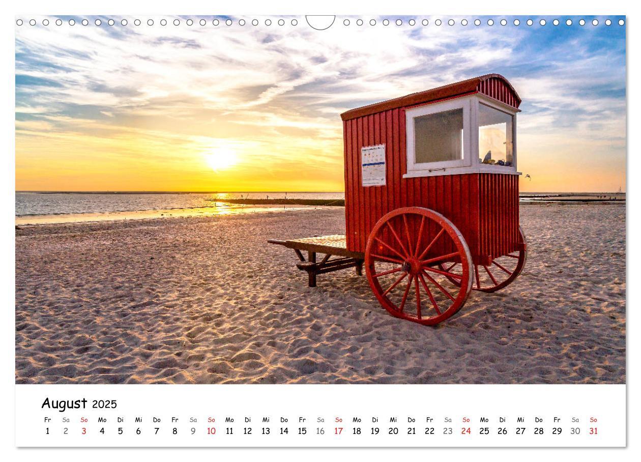 Bild: 9783435492565 | Borkum, bezaubernde Nordseeinsel (Wandkalender 2025 DIN A3 quer),...