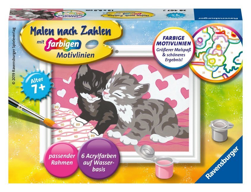 Cover: 4005556284672 | Ravensburger Malen nach Zahlen 28467 - Kuschelkatzen - Kinder ab 7...