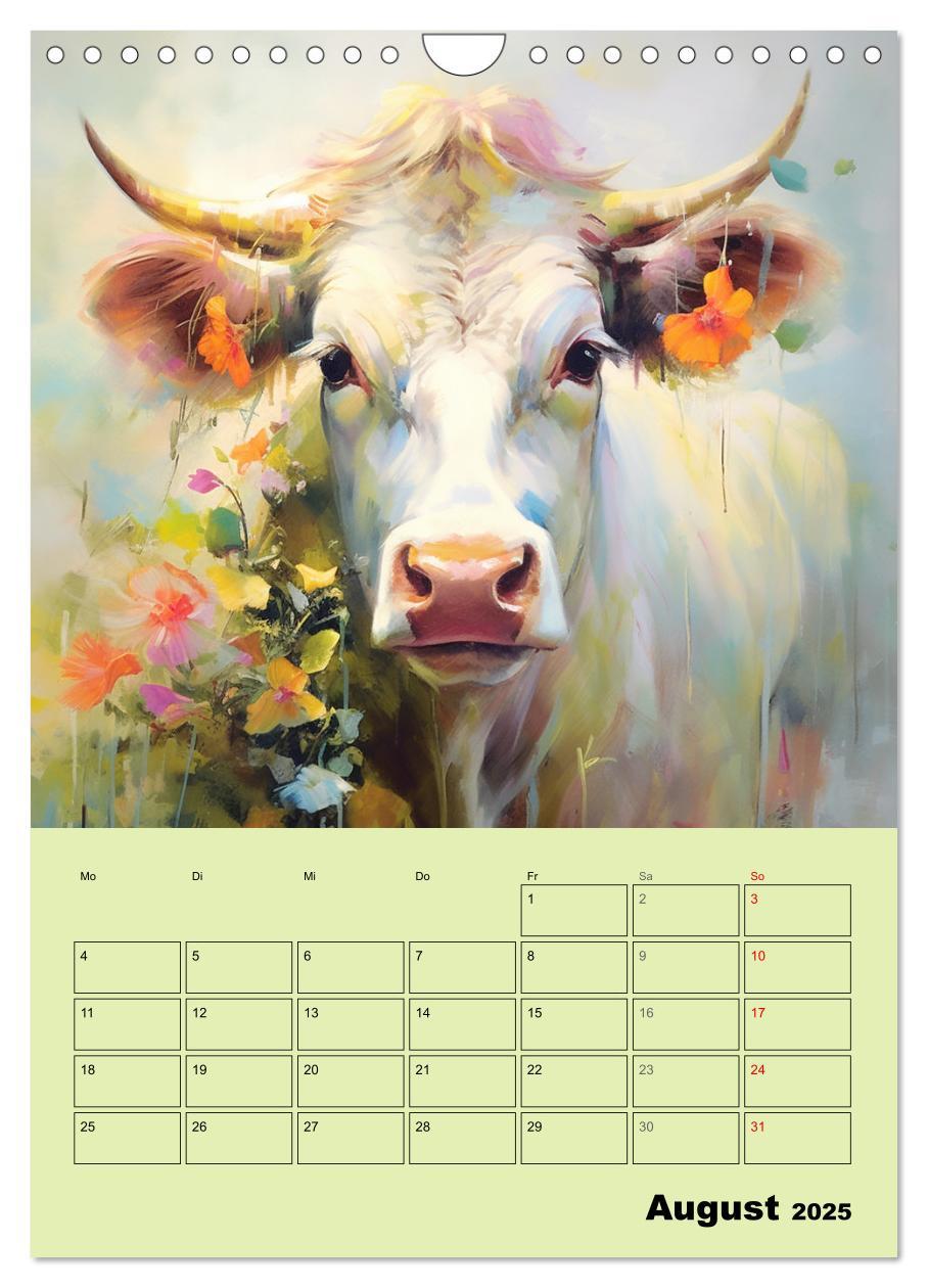 Bild: 9783435863815 | Zauberhafte Kühe. Duftige Aquarelle von tollen Tieren (Wandkalender...