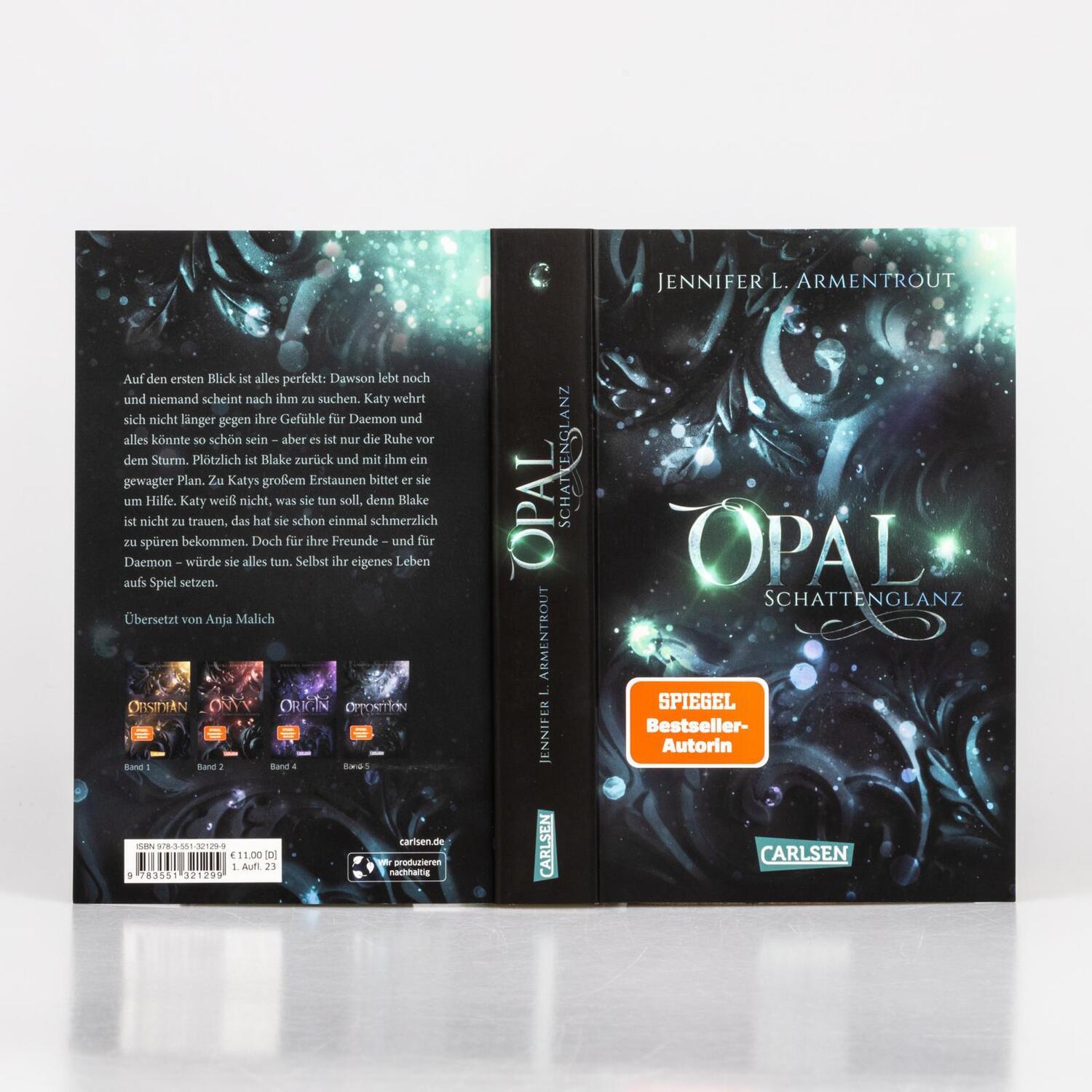 Bild: 9783551321299 | Obsidian 3: Opal. Schattenglanz | Jennifer L. Armentrout | Taschenbuch