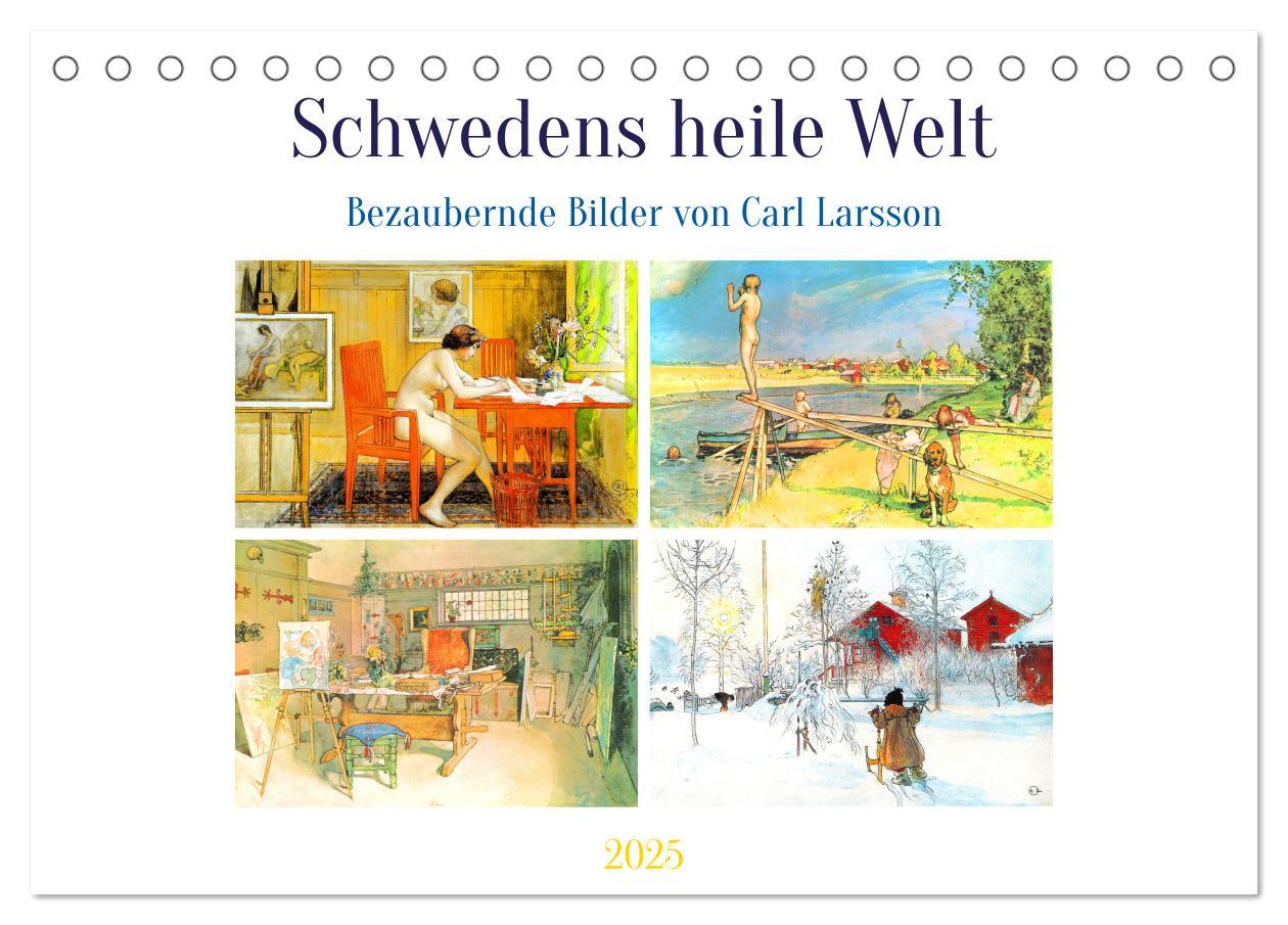 Cover: 9783383868665 | Schwedens heile Welt (Tischkalender 2025 DIN A5 quer), CALVENDO...