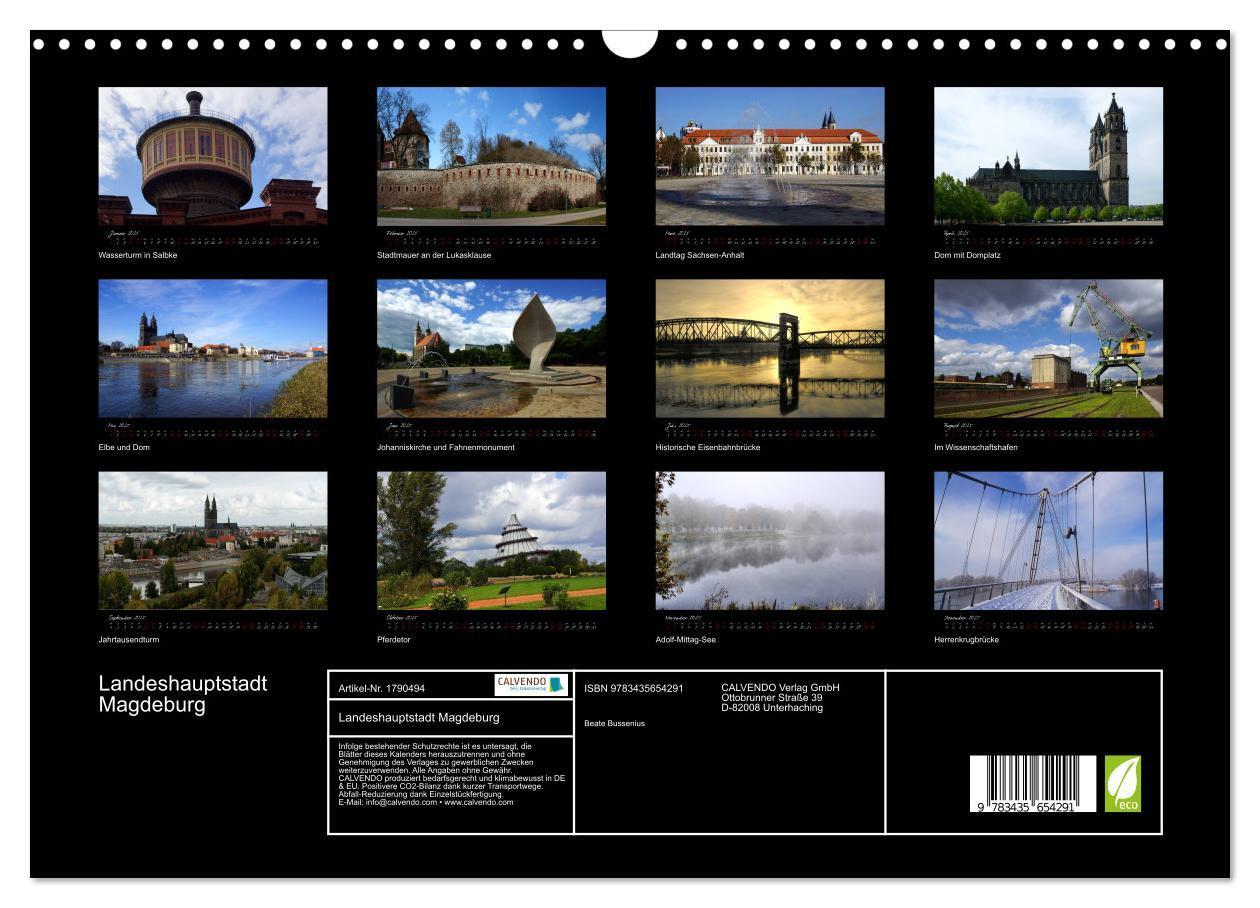 Bild: 9783435654291 | Landeshauptstadt Magdeburg (Wandkalender 2025 DIN A3 quer),...