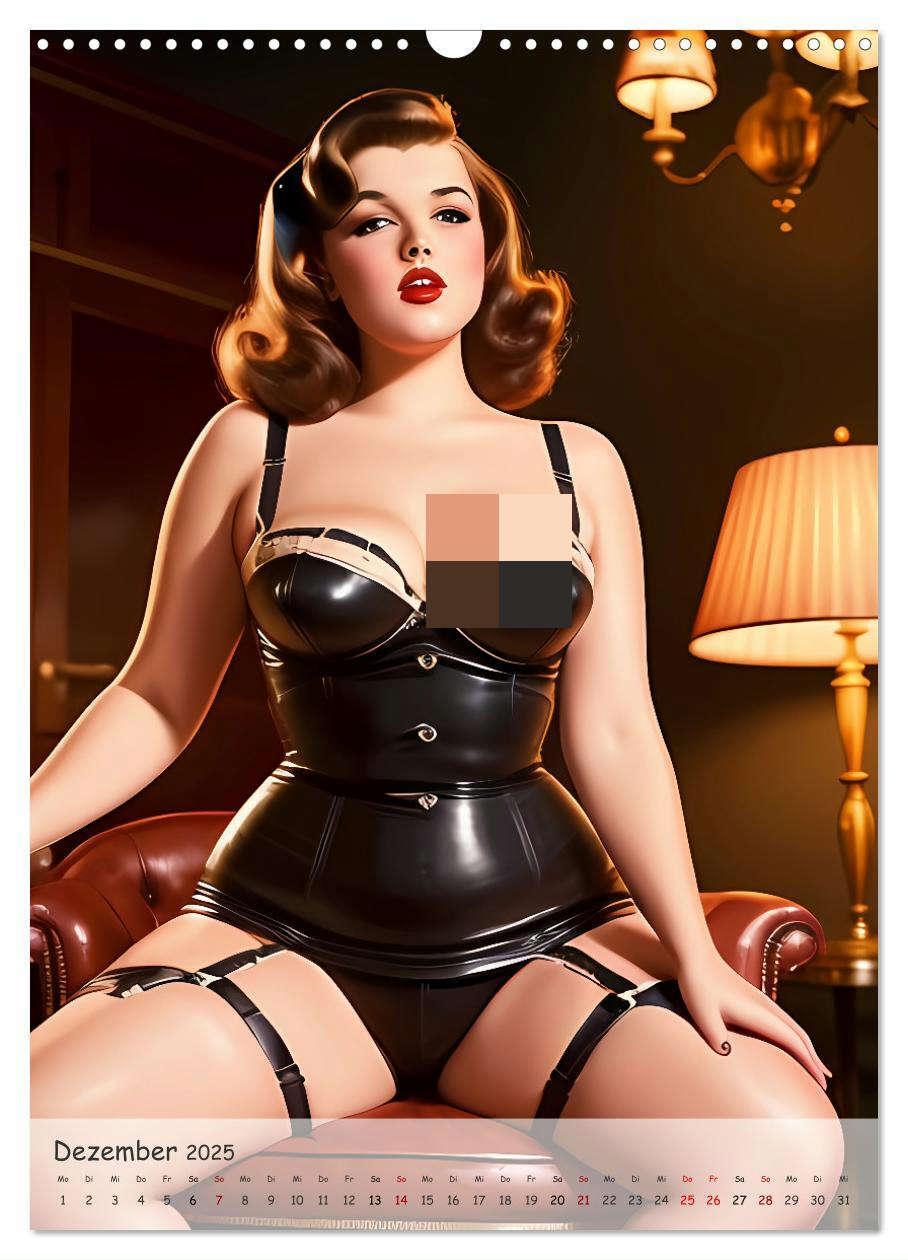 Bild: 9783383808487 | Pin-up Girls - Retro Glamour (Wandkalender 2025 DIN A3 hoch),...