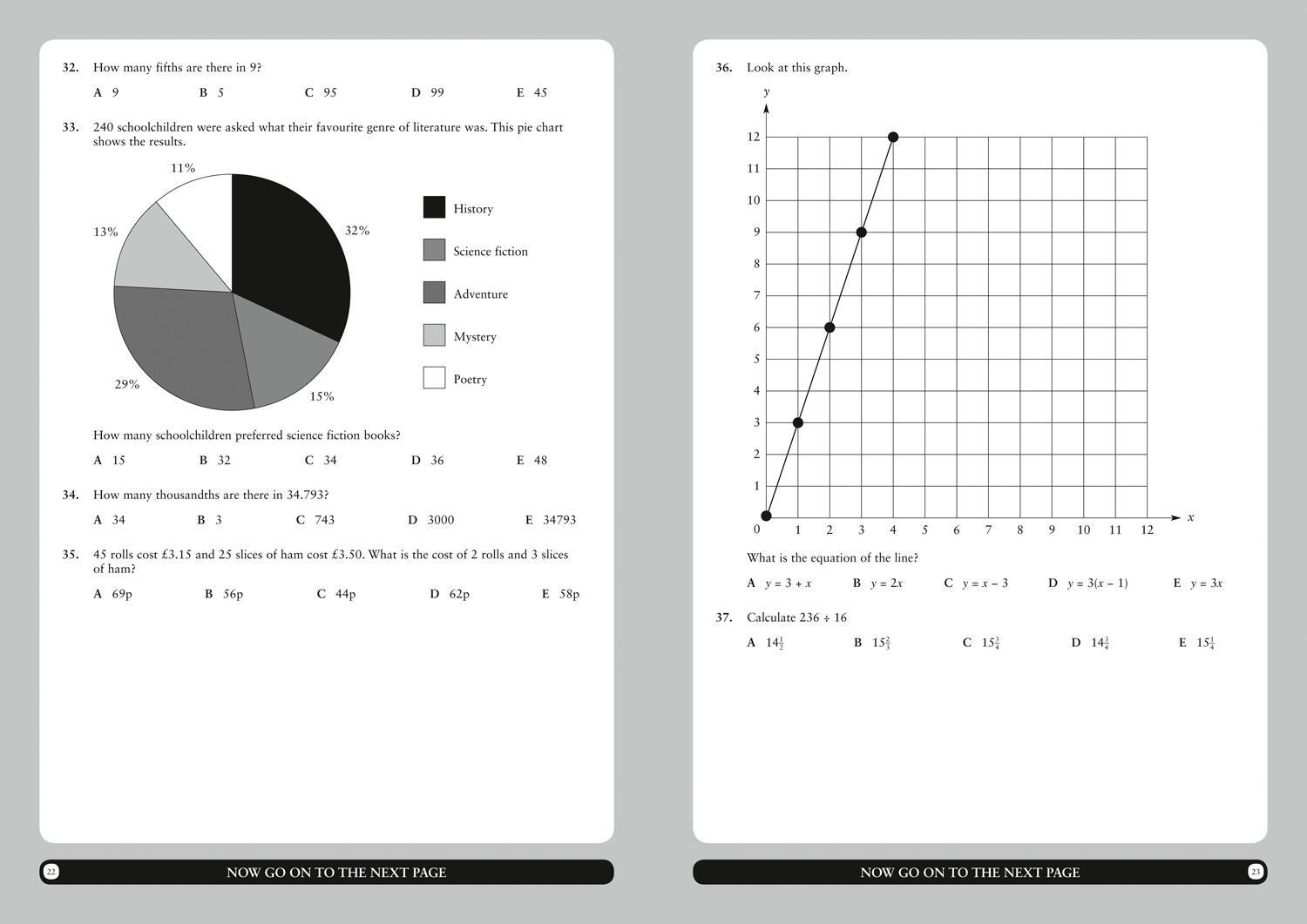 Bild: 9780008278021 | 11+ Maths Practice Papers Book 2 | For the 2024 Gl Assessment Tests