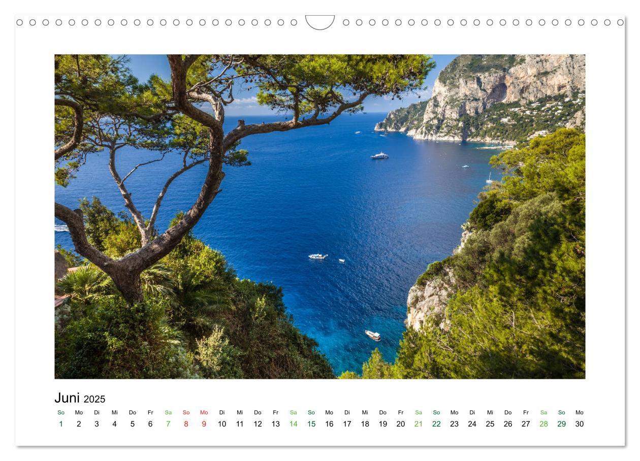 Bild: 9783435458004 | Sehnsuchtsinseln Capri und Ischia (Wandkalender 2025 DIN A3 quer),...