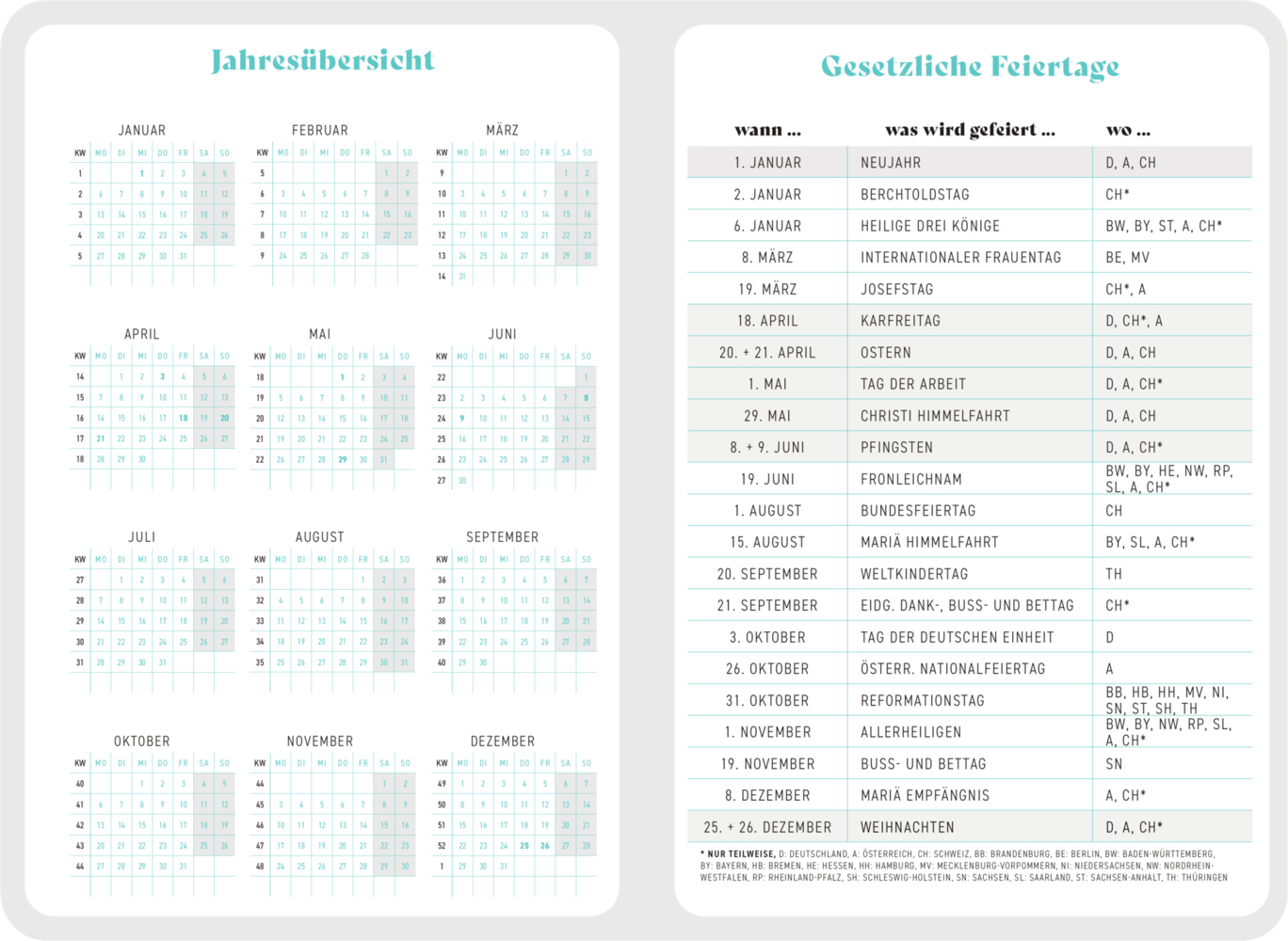 Bild: 4050003955308 | Großer Wochenkalender | Kalender | 112 S. | Deutsch | 2025