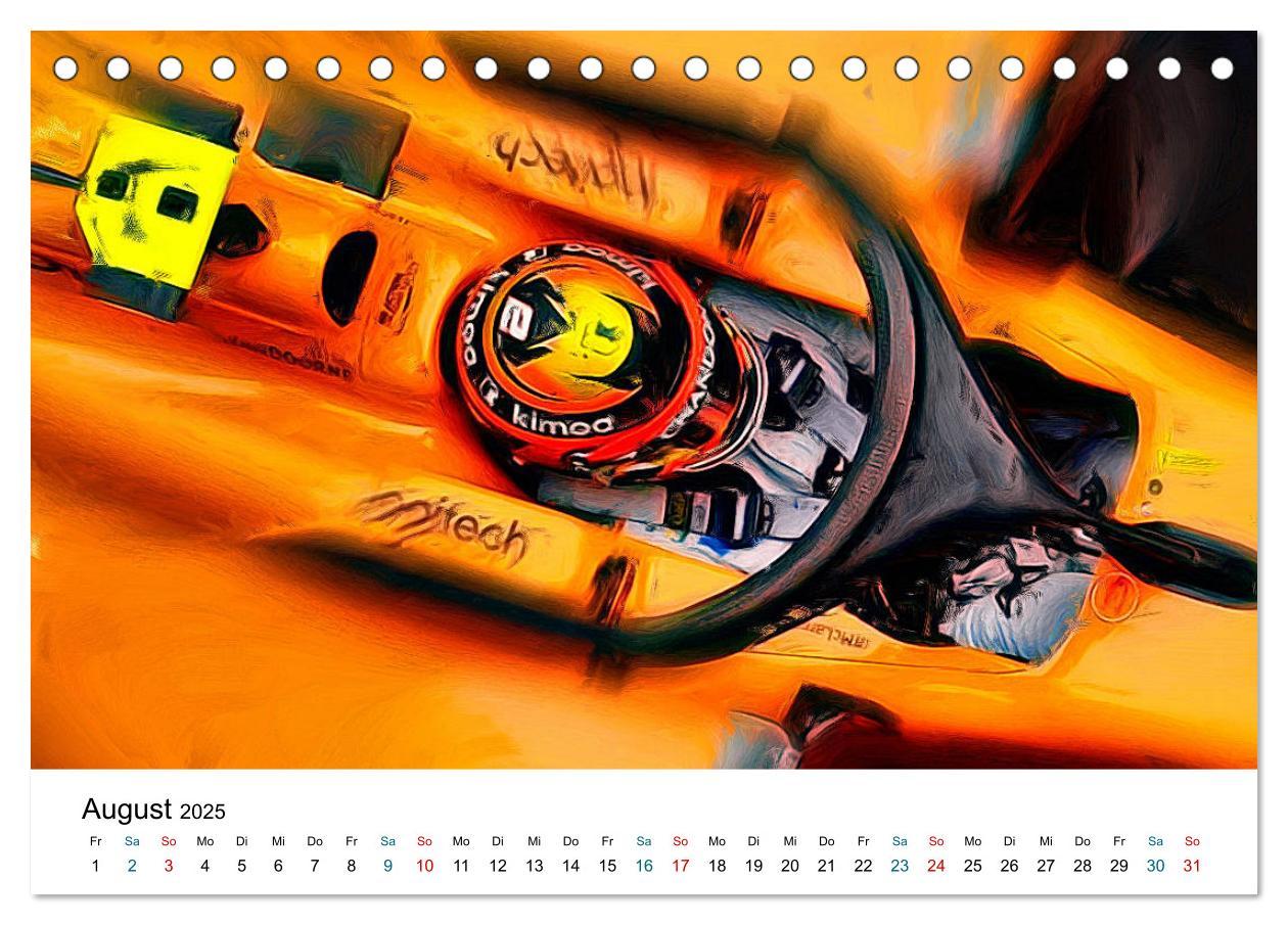 Bild: 9783435273874 | Königsklasse FORMEL 1 (Tischkalender 2025 DIN A5 quer), CALVENDO...