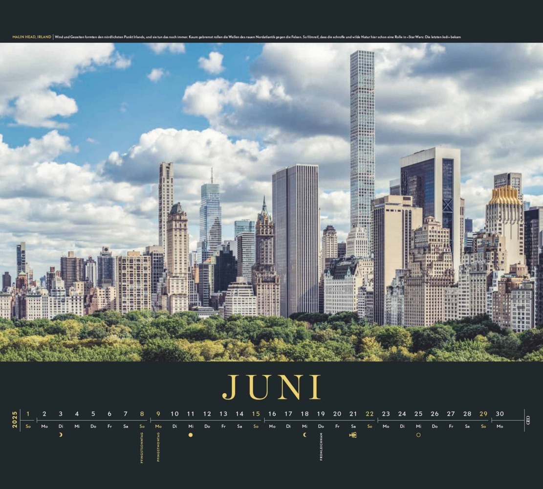 Bild: 4002725988805 | GEO - New York Wandkalender 2025, 50x45cm, Posterkalender mit...