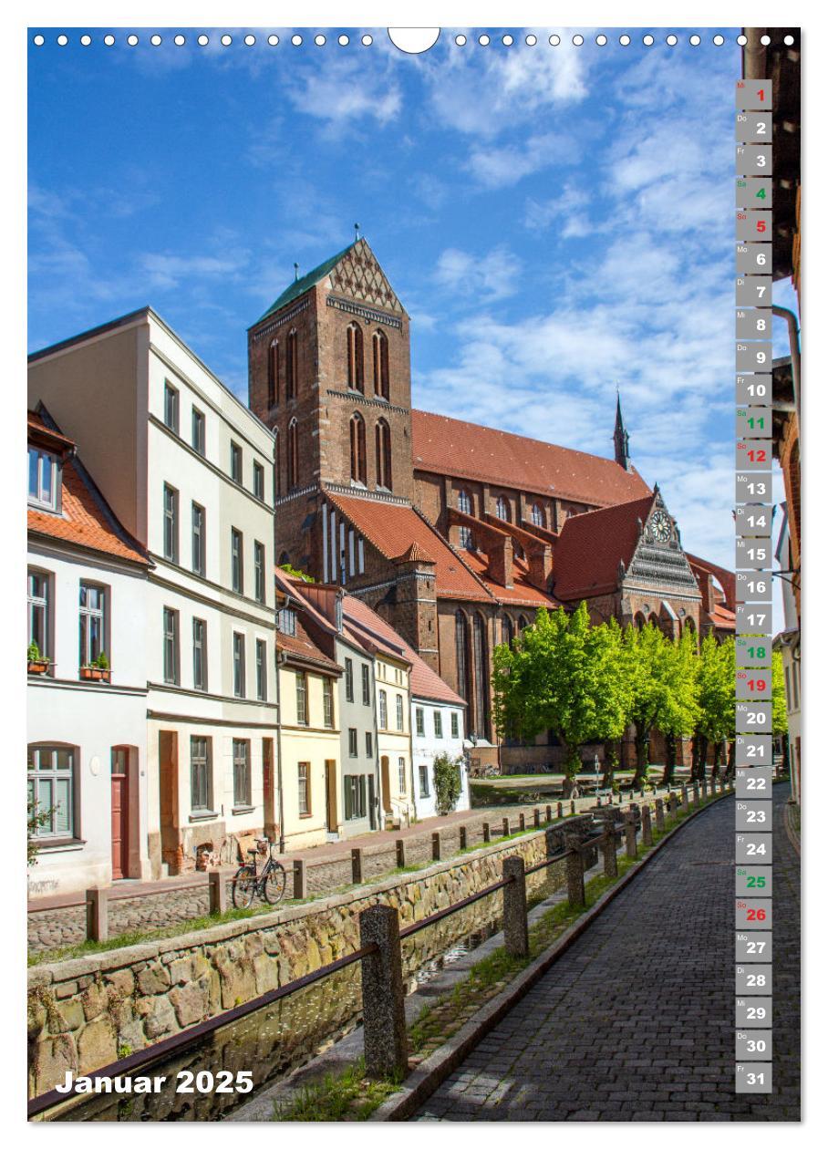 Bild: 9783457155967 | Wismar Stadtansichten (Wandkalender 2025 DIN A3 hoch), CALVENDO...