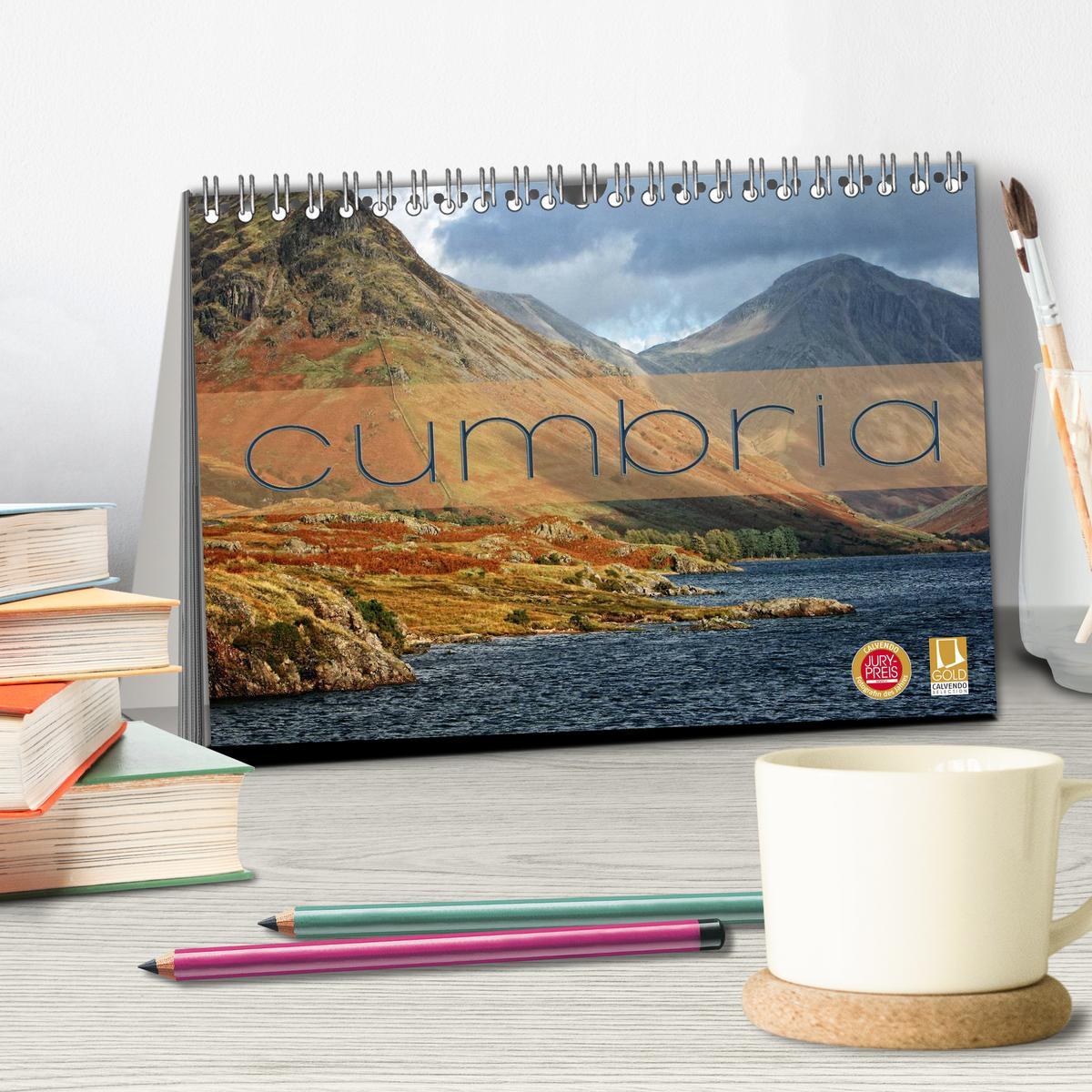 Bild: 9783435755066 | Cumbria (Tischkalender 2025 DIN A5 quer), CALVENDO Monatskalender