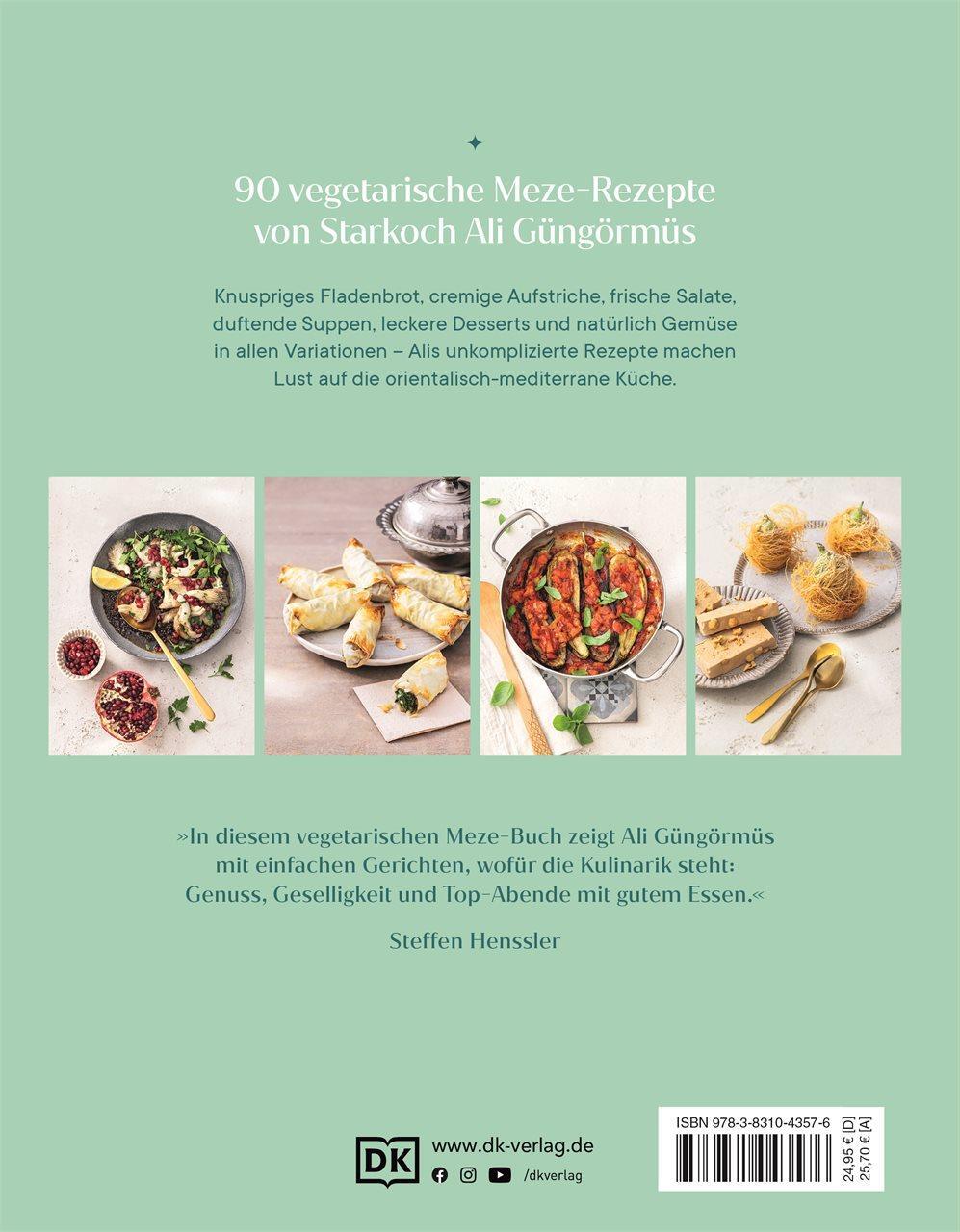 Rückseite: 9783831043576 | Meze vegetarisch | Ali Güngörmüs | Buch | 224 S. | Deutsch | 2022