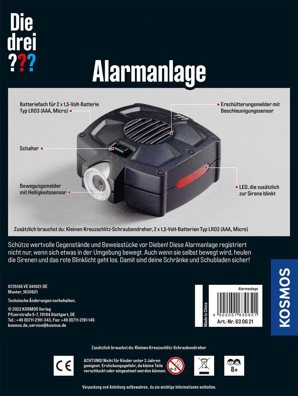 Bild: 4002051630621 | Die drei ??? Alarmanlage | Detektiv-Set | Spiel | Deutsch | 2022