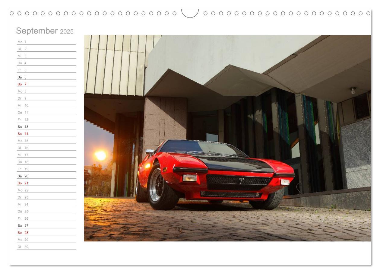 Bild: 9783435536948 | De Tomaso Pantera (Wandkalender 2025 DIN A3 quer), CALVENDO...