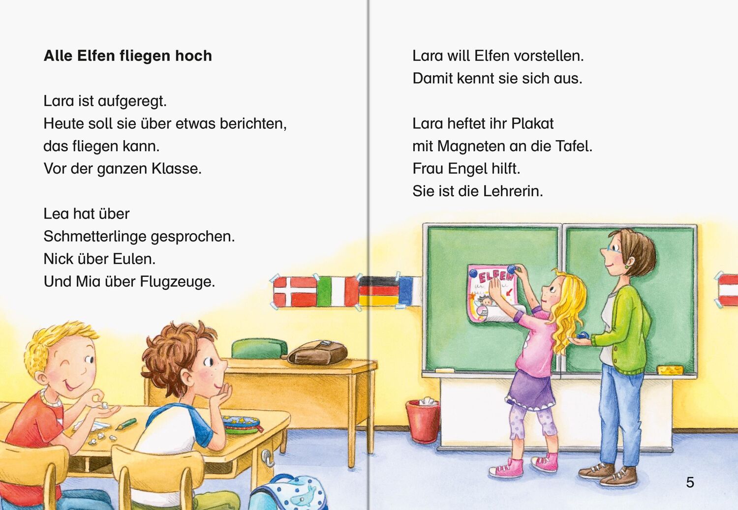 Bild: 9783473365654 | Lara und die freche Elfe in der Schule - Leserabe 1. Klasse -...