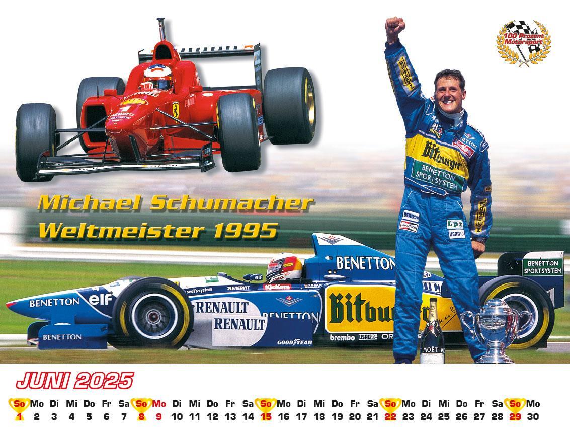 Bild: 9783948794804 | Best of F1 Weltmeister der 90iger Kalender 2025 | Frank Pommer | 2025