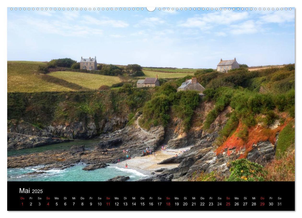 Bild: 9783435595525 | Cornwall (Wandkalender 2025 DIN A2 quer), CALVENDO Monatskalender