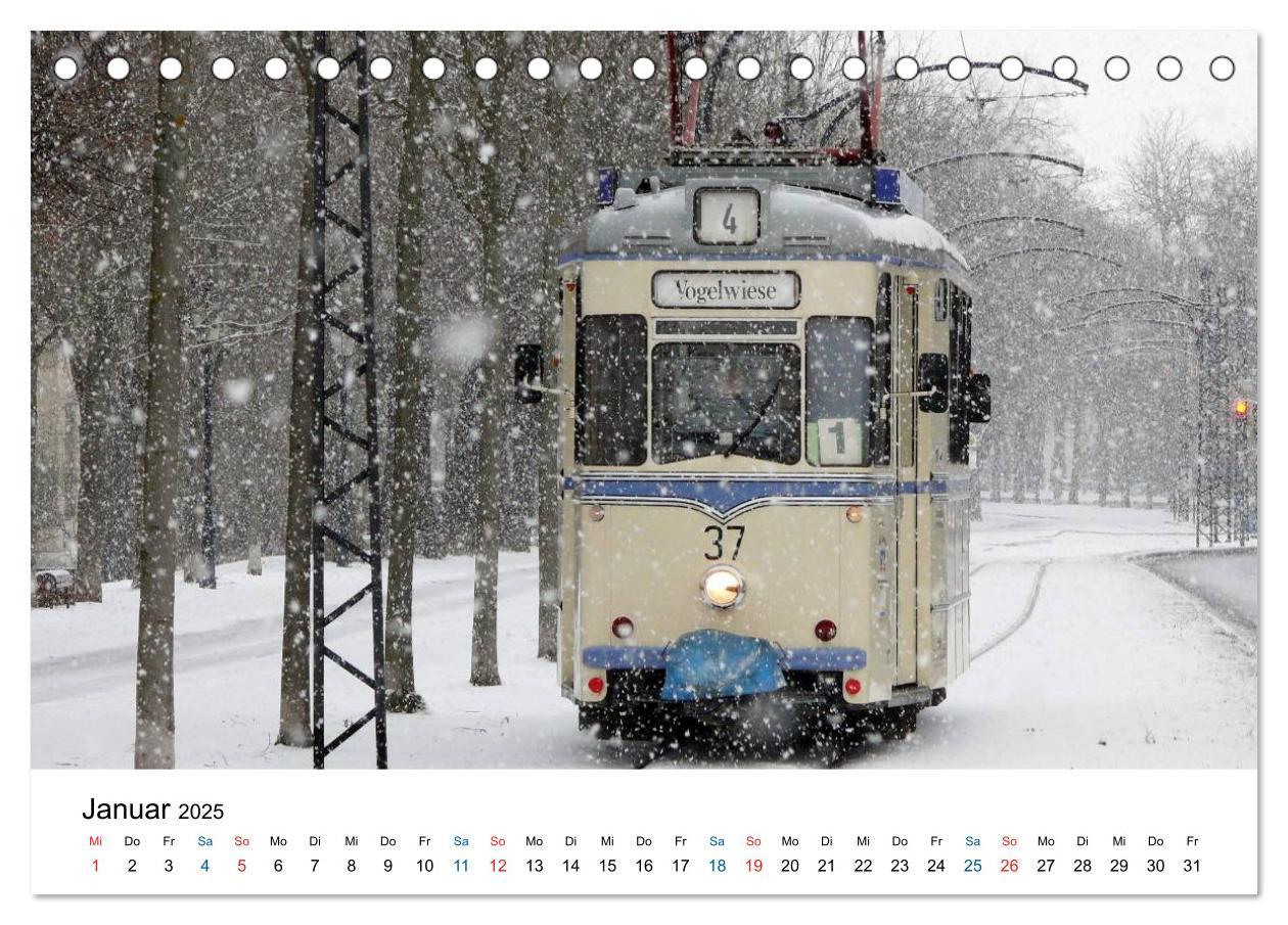 Bild: 9783435495429 | Naumburgs historische Straßenbahn (Tischkalender 2025 DIN A5 quer),...