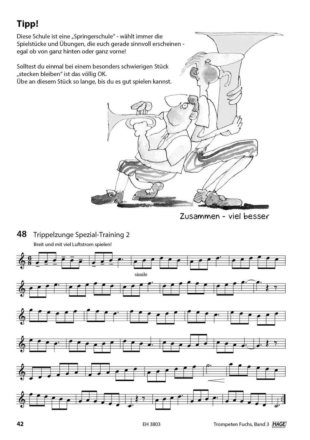 Bild: 9783866260801 | Trompeten Fuchs Band 3 | Stefan Dünser | Taschenbuch | Spiralbindung