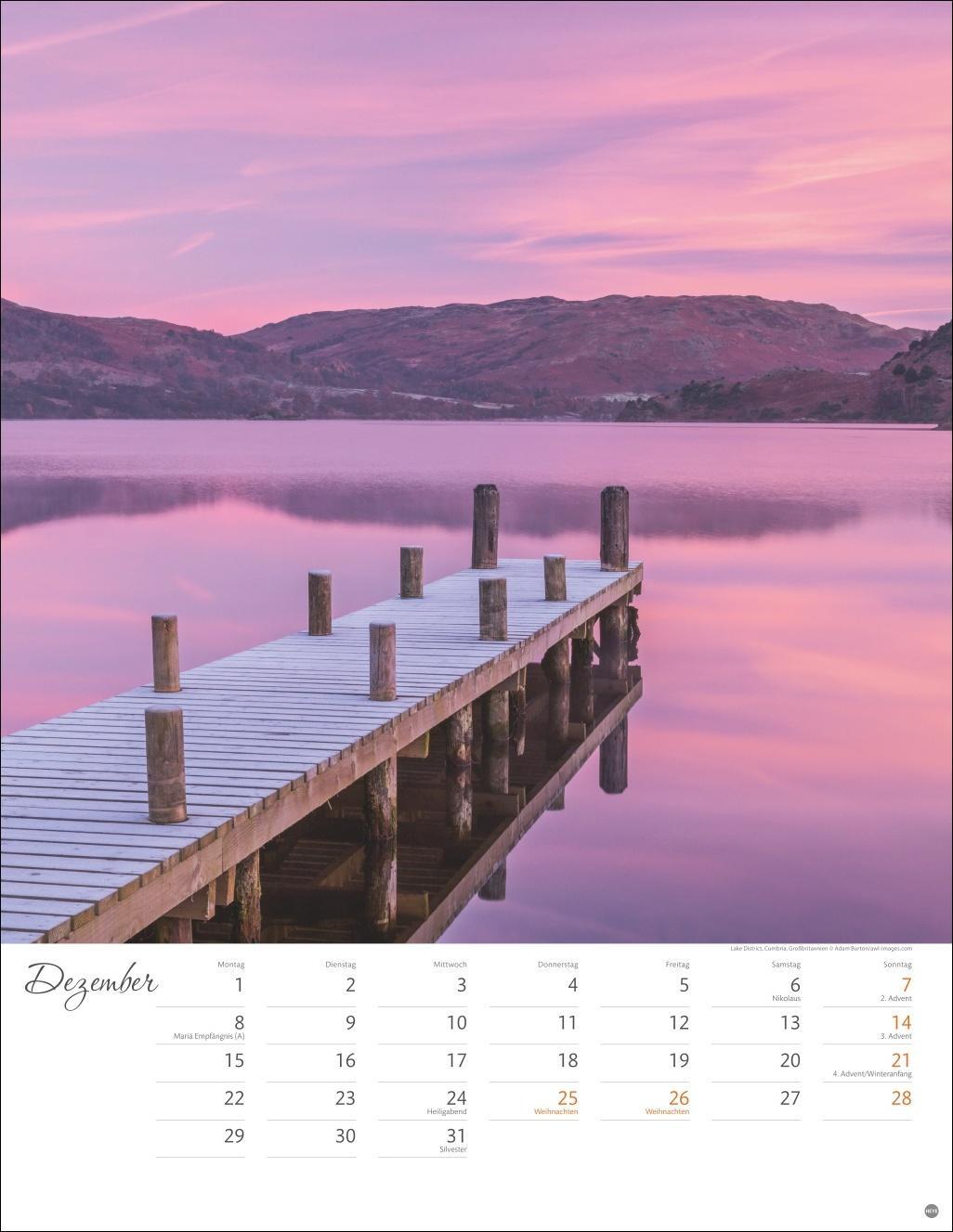 Bild: 9783756405275 | Wege zum Wasser Posterkalender 2025 | Heye | Kalender | Spiralbindung