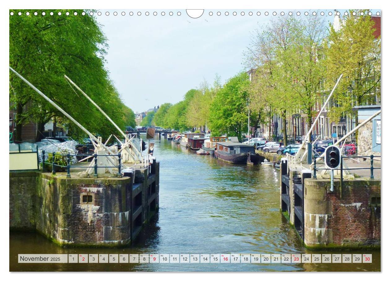 Bild: 9783435805945 | Amsterdam (Wandkalender 2025 DIN A3 quer), CALVENDO Monatskalender