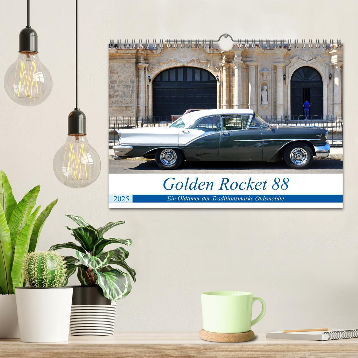 Bild: 9783435145362 | Golden Rocket 88 - Oldsmobile 1957 in Kuba (Wandkalender 2025 DIN...