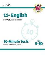 Cover: 9781789082142 | 11+ GL 10-Minute Tests: English - Ages 9-10 (with Online Edition)