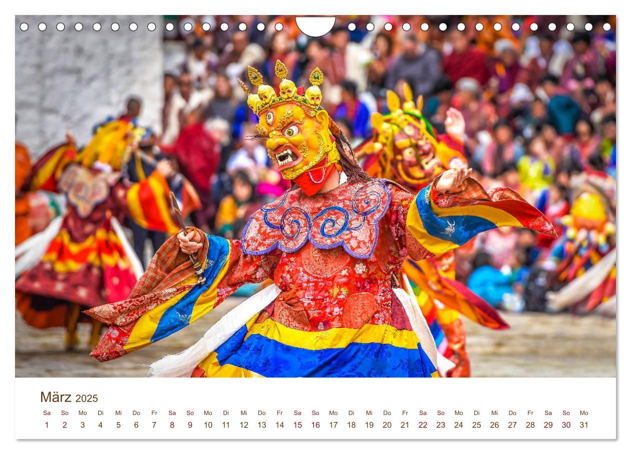 Bild: 9783435297818 | Mystisches Bhutan (Wandkalender 2025 DIN A4 quer), CALVENDO...