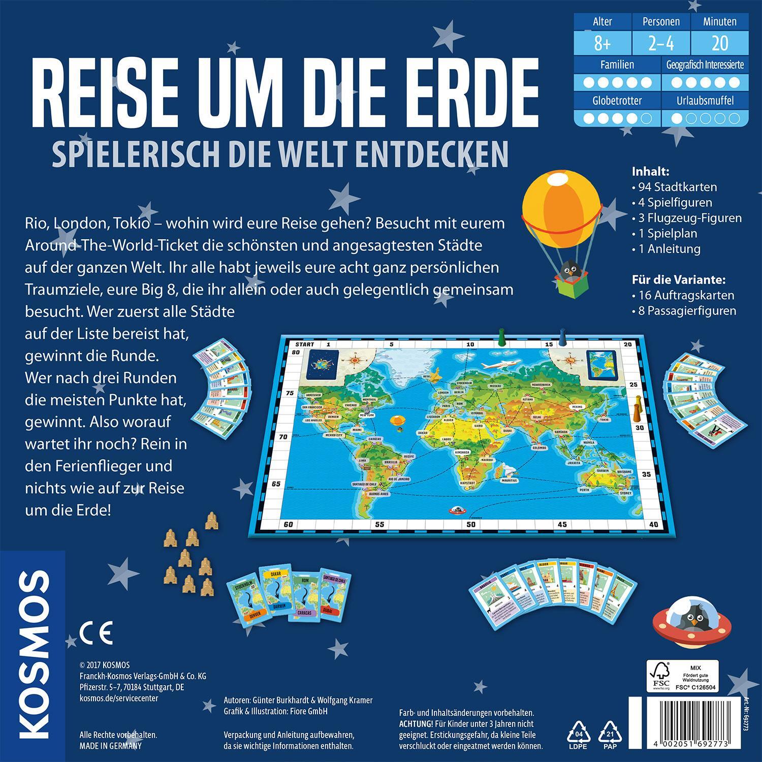 Bild: 4002051692773 | Reise um die Erde - Spielerisch die Welt entdecken | Günter Burkhardt