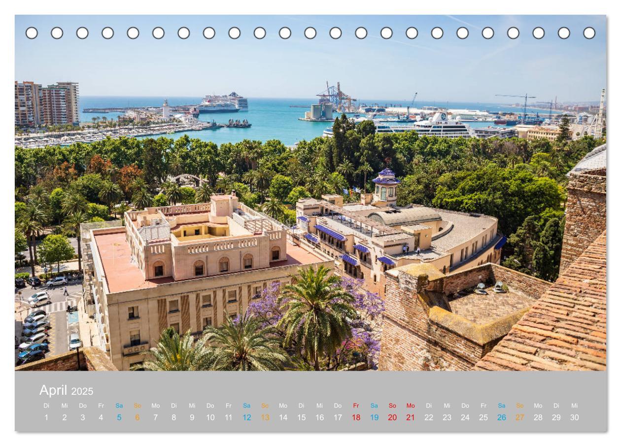 Bild: 9783435230334 | Malaga - andalusische Mittelmeerküste (Tischkalender 2025 DIN A5...