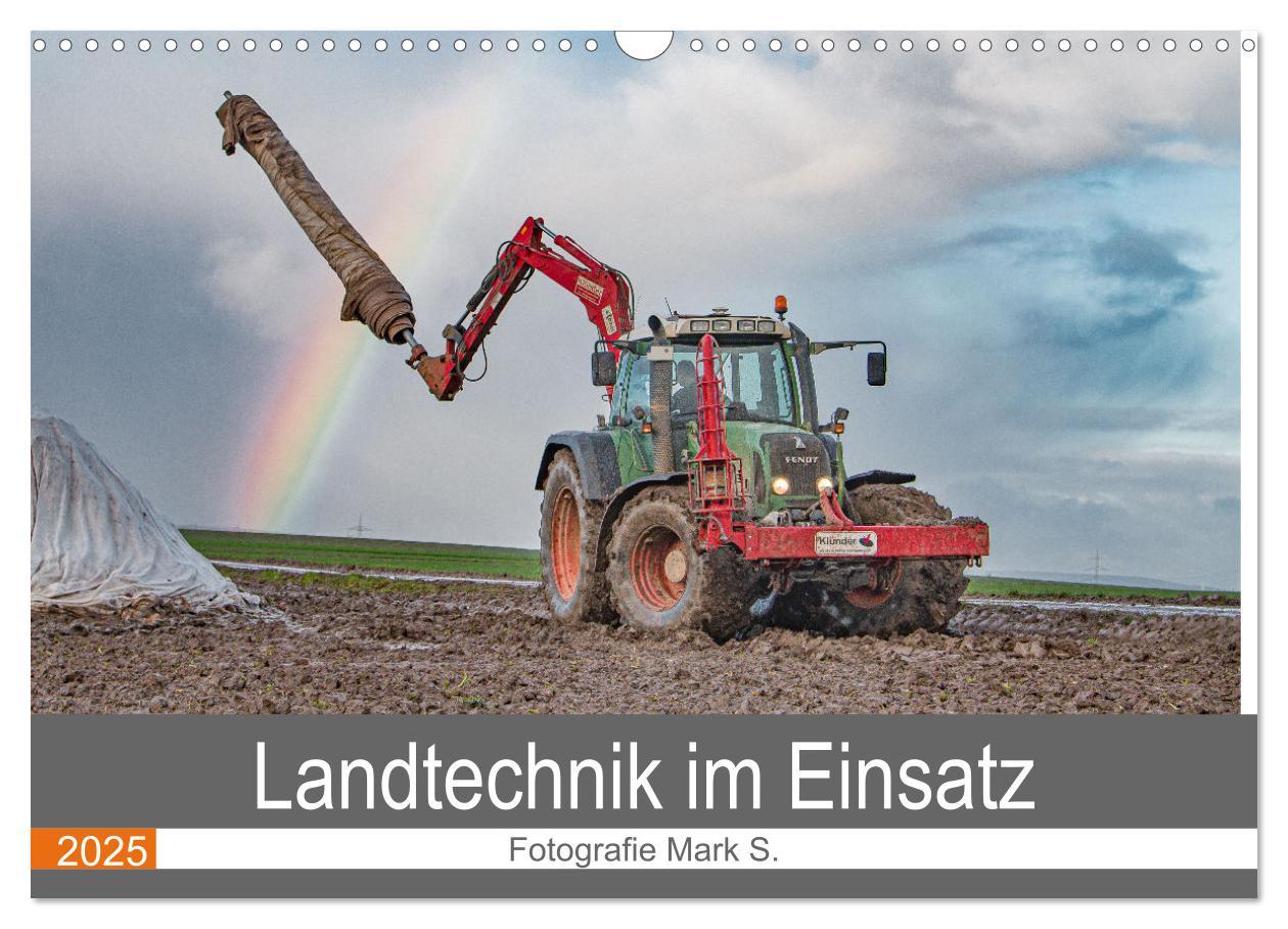 Cover: 9783435102778 | Landtechnik im Einsatz (Wandkalender 2025 DIN A3 quer), CALVENDO...