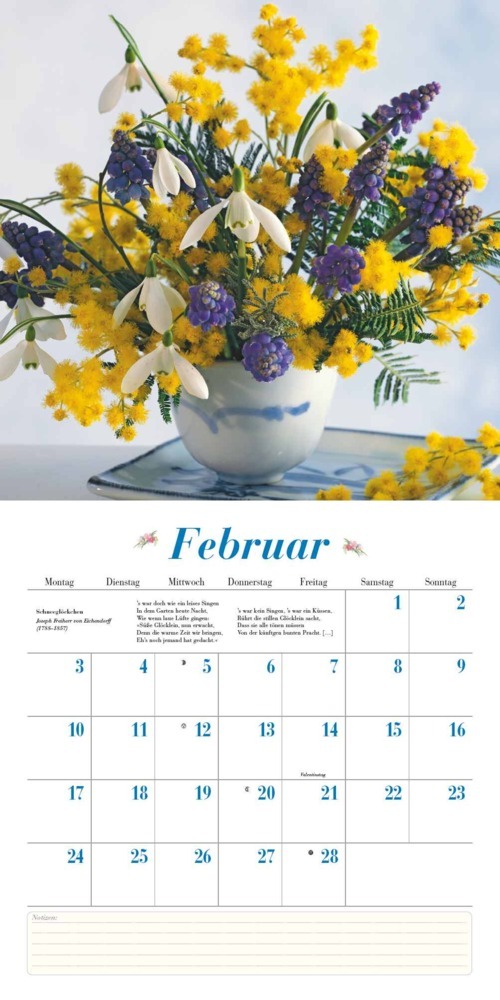 Bild: 4250809652832 | DUMONT - Blumenliebe 2025 Broschürenkalender, 30x30cm, Kalender mit...