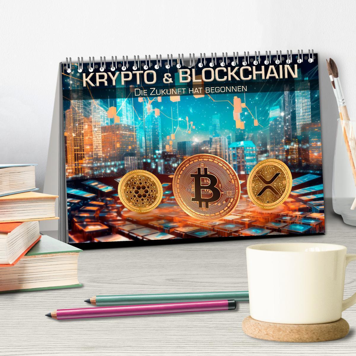 Bild: 9783383856976 | Krypto und Blockchain (Tischkalender 2025 DIN A5 quer), CALVENDO...