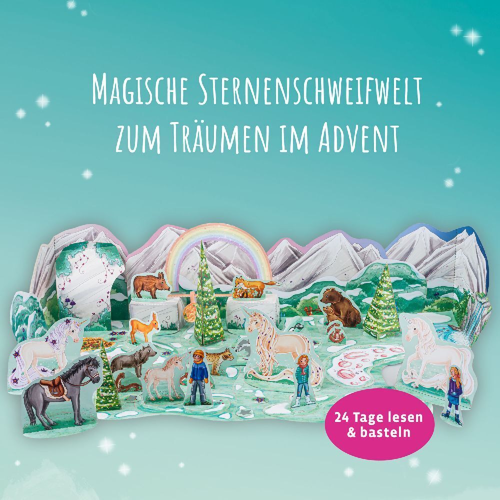 Bild: 9783440174074 | Sternenschweif Adventskalender, Ein Einhorn zu Weihnachten, | Chapman